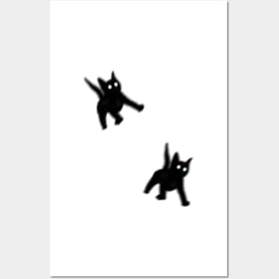 Black Cats Are Luck Posters and Art